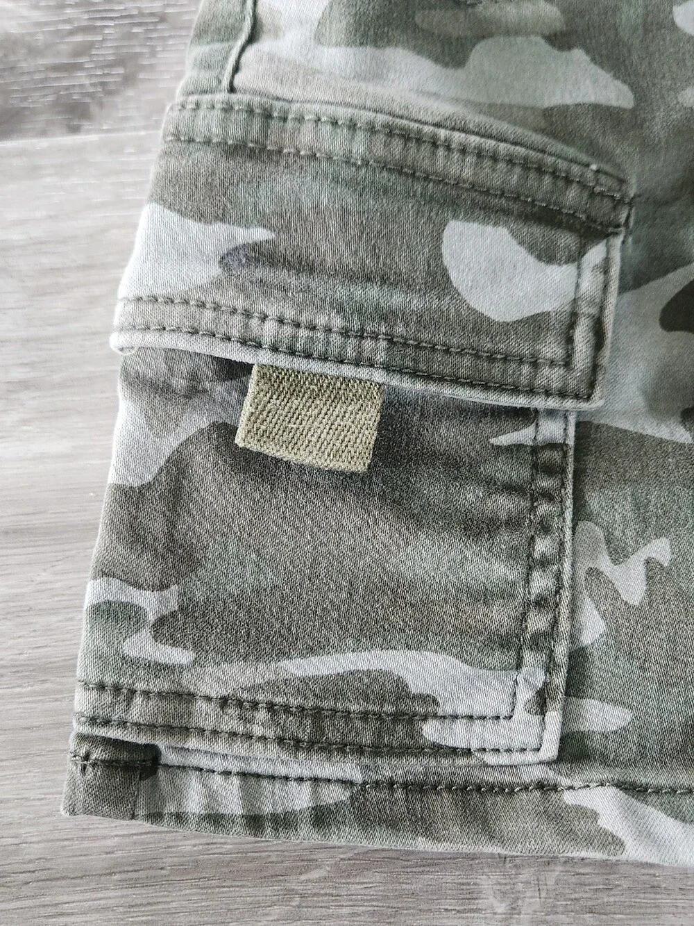 Justice Girls Green | Belted Camo Skirt Size 7 Years Excellent Condition
